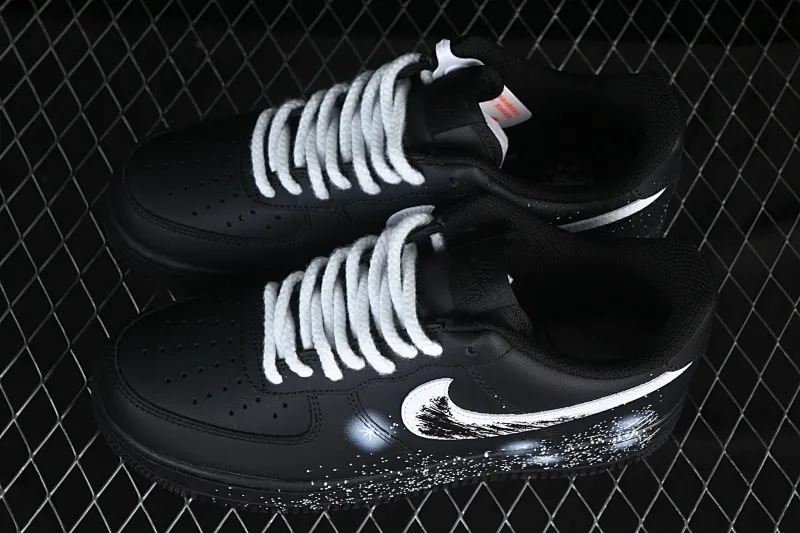 All categories Nk Air Force 1 Air Force series Nk Air Force 1 Low Air Force low top Nike Air Force 1'07 Low Two-dimensional theme Black space Air Force 1 low-top casual sneakers ZH0316-101